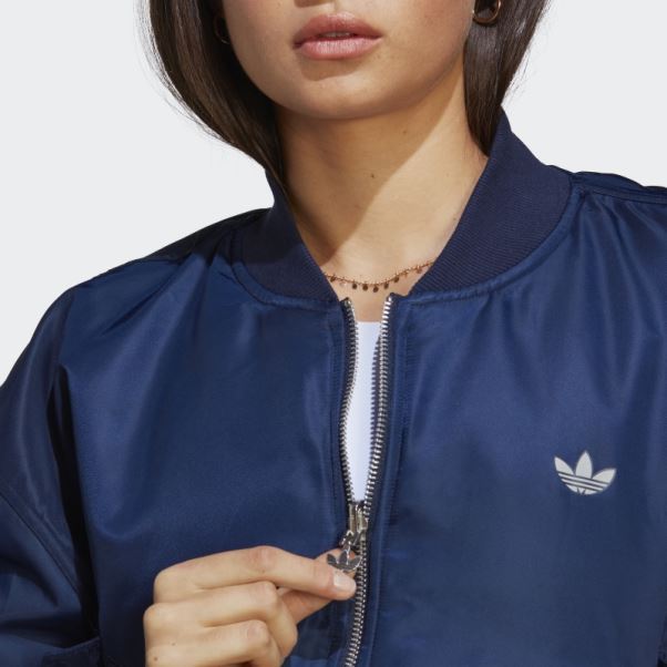 Originals Blouson Aviateur Court Réversible Adidas Night Indigo