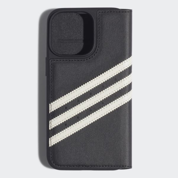 étui Adidas Ou Livret Pu Pour Iphone 13/13 Pro Noir Chaud