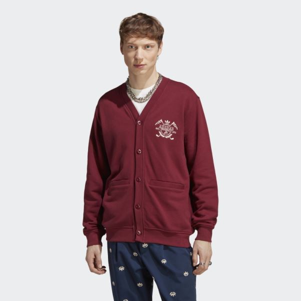 Cardigan Archive Graphique Adidas Rouge