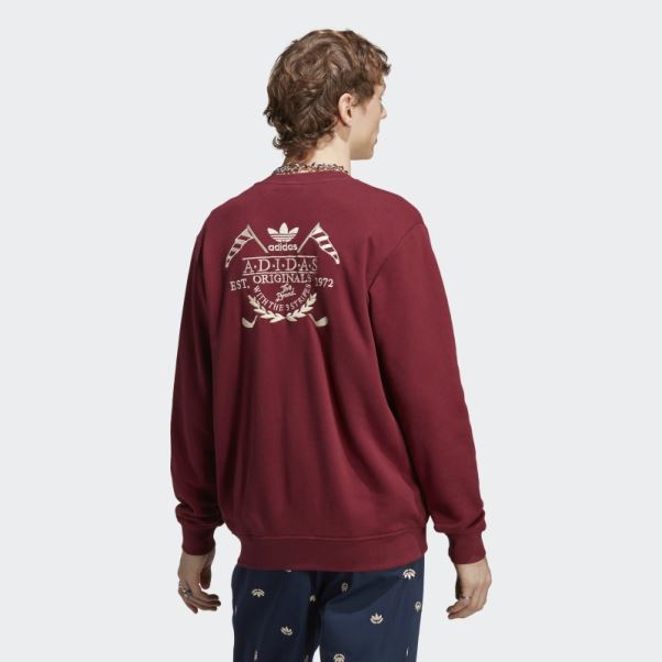 Cardigan Archive Graphique Adidas Rouge