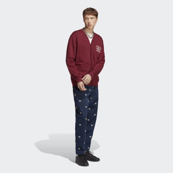 Cardigan Archive Graphique Adidas Rouge