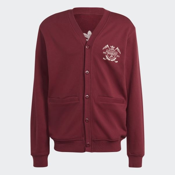 Cardigan Archive Graphique Adidas Rouge