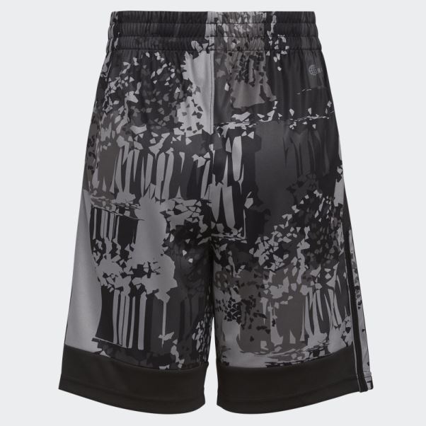 Short Adidas Back To Nature Noir Imprimé Sur L'ensemble