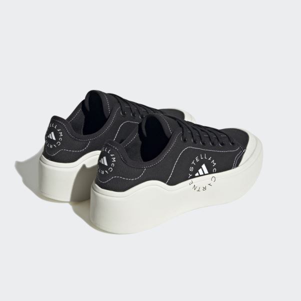 Adidas By Stella Mccartney Chaussures Court Noir Chaud