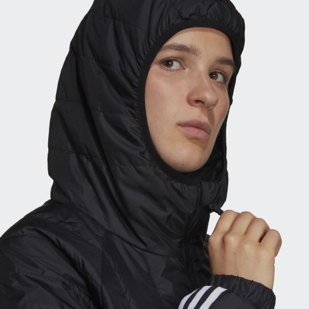 Veste à Capuche Légère Adidas Itavic 3-stripes Noir