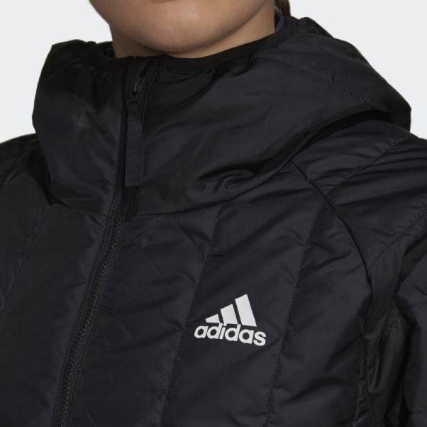 Veste à Capuche Légère Adidas Itavic 3-stripes Noir