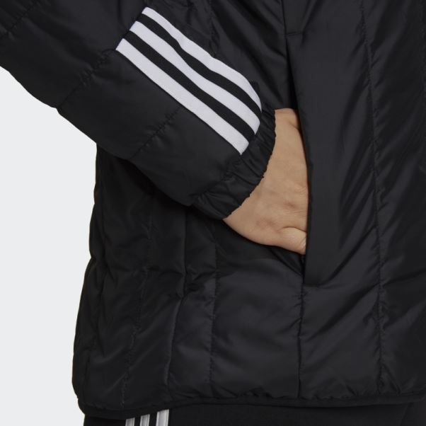 Veste à Capuche Légère Adidas Itavic 3-stripes Noir