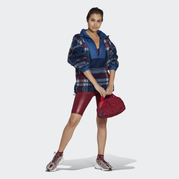 Adidas By Stella Mccartney Collant Cycliste Brillant Bordeaux