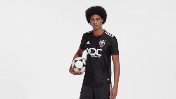 Adidas Noir D.c. Maillot Authentique Domicile United 22/23