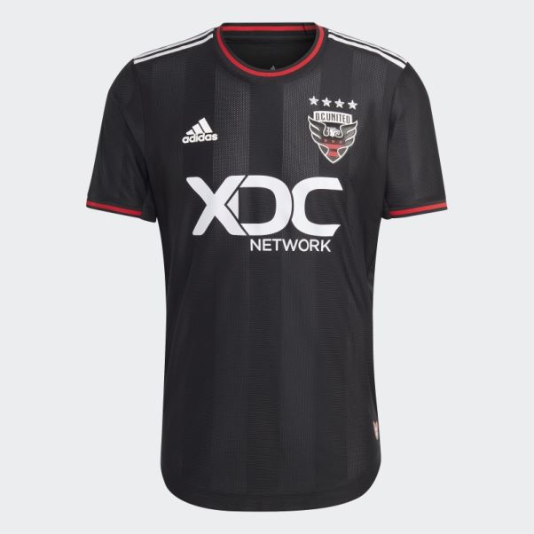 Adidas Noir D.c. Maillot Authentique Domicile United 22/23