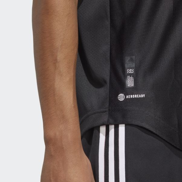 Adidas Noir D.c. Maillot Authentique Domicile United 22/23
