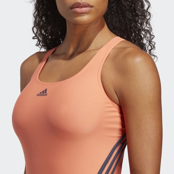 Maillot De Bain Adidas 3 Bandes Corail