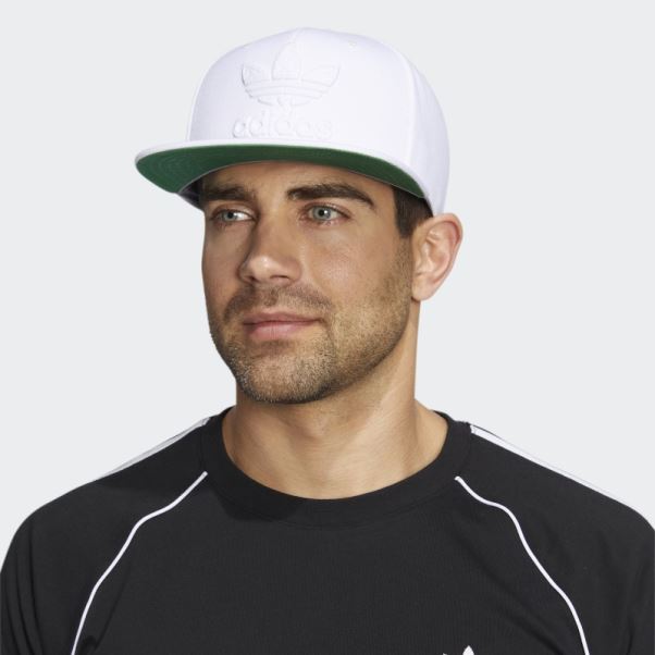 Casquette Snapback Trèfle Blanc Adidas