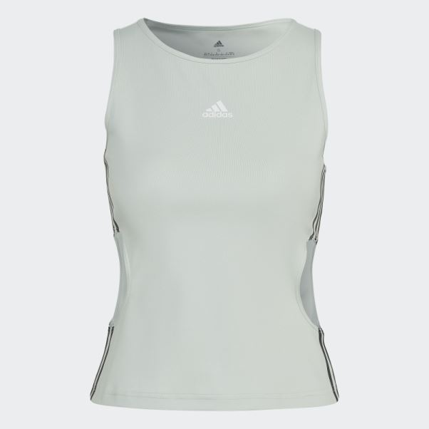 Débardeur Ajusté Hyperglam Avec Découpes Adidas Vert