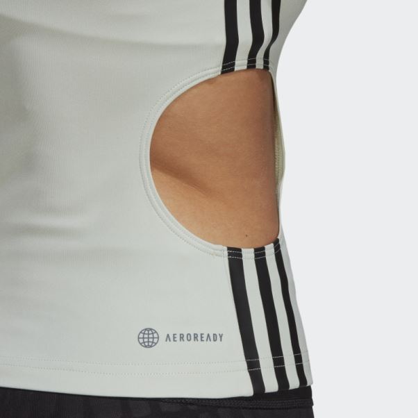 Débardeur Ajusté Hyperglam Avec Découpes Adidas Vert