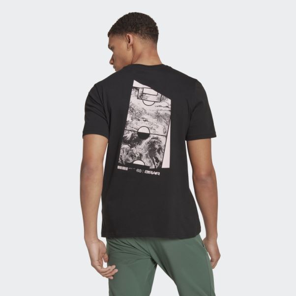 T-shirt Graphique Paris Noir Adidas