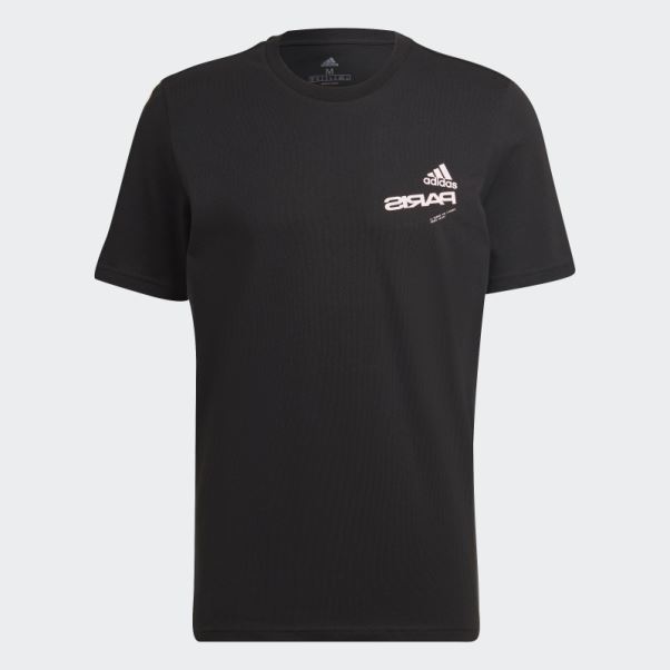 T-shirt Graphique Paris Noir Adidas