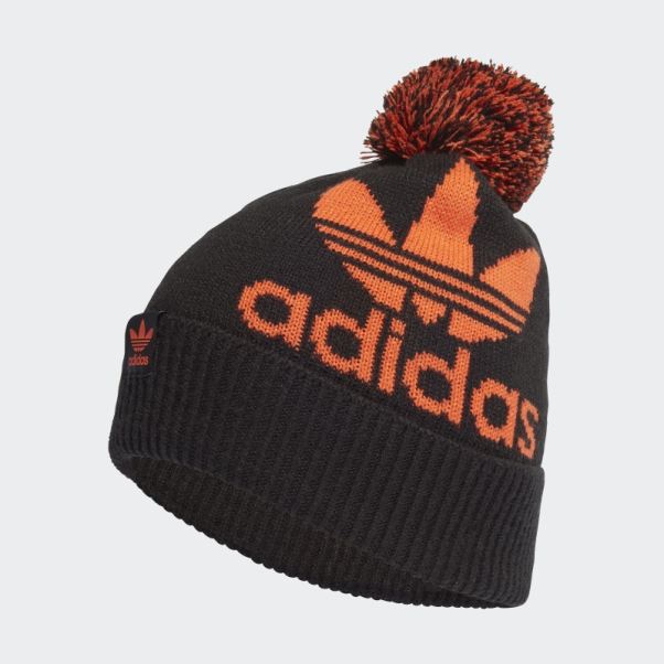 Bonnet à Pompon Adidas Adicolor Archive Noir