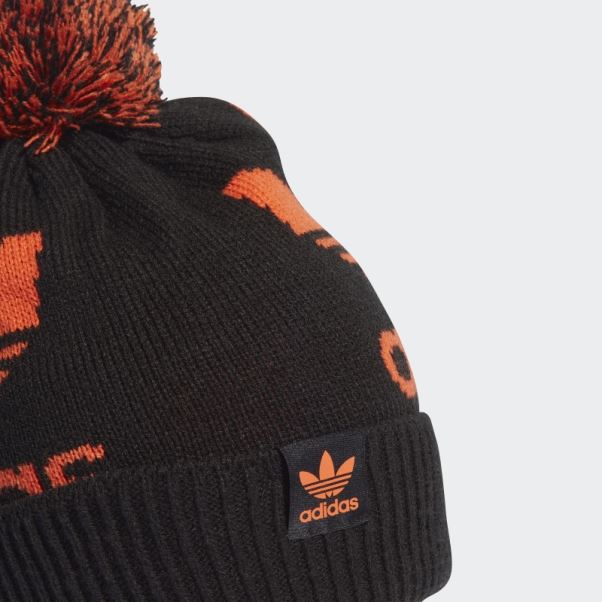Bonnet à Pompon Adidas Adicolor Archive Noir