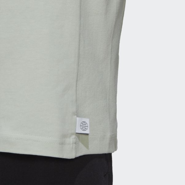 T-shirt Studio Lounge Adidas Vert
