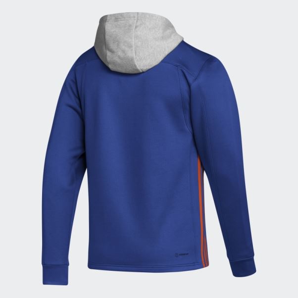 Islanders Skate Lace Sweat à Capuche Adidas Bleu Royal
