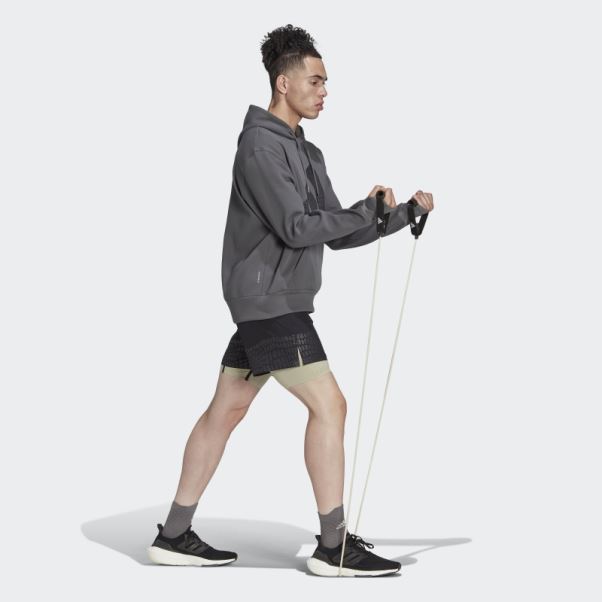 Sweat à Capuche D'entraînement Adidas Best Of Gris