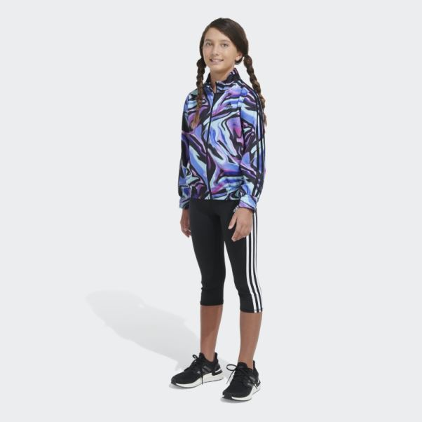 Adidas Noir Aop 3s Tricot Jkt
