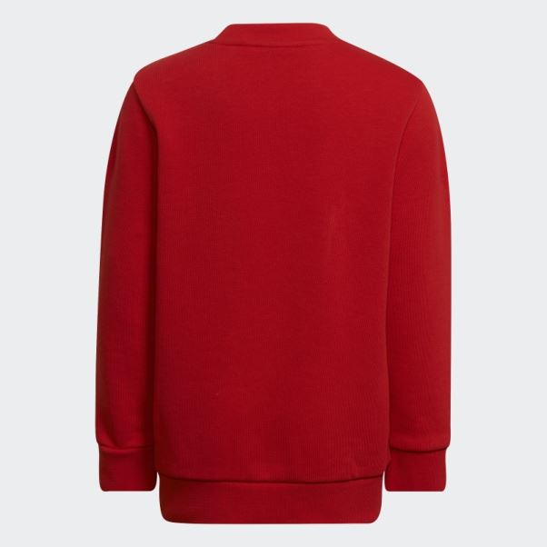 Adidas Adicolor Crew Set Rouge