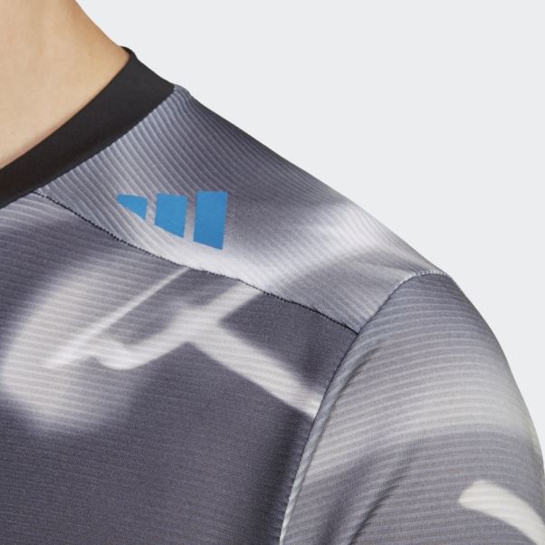 Adidas Designed 4 Training Heat.rdy Allover Print Hiit T-shirt D'entraînement Gris