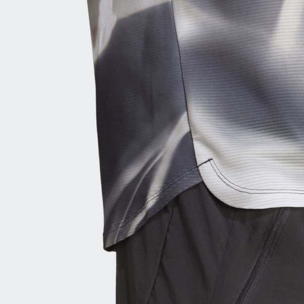 Adidas Designed 4 Training Heat.rdy Allover Print Hiit T-shirt D'entraînement Gris
