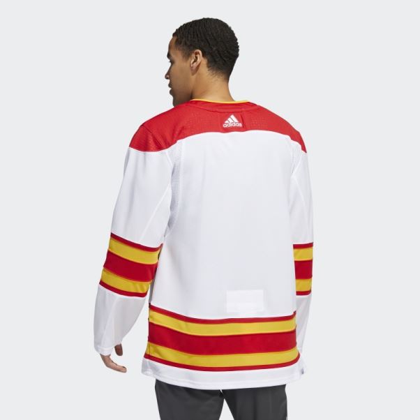 Maillot Flames Away Authentique Pro Blanc Adidas
