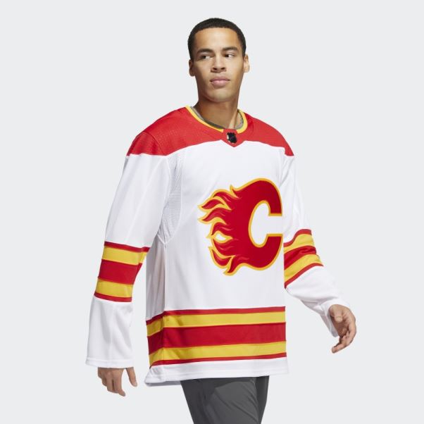Maillot Flames Away Authentique Pro Blanc Adidas