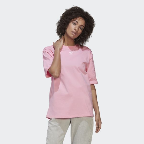 Tee Shirt Adidas Adicolor Essentials Rose