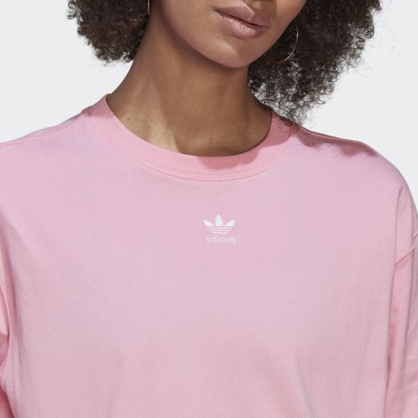Tee Shirt Adidas Adicolor Essentials Rose