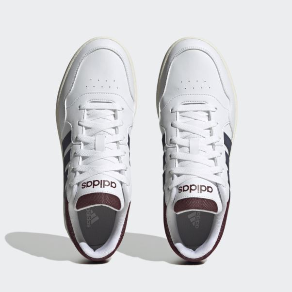 Hoops 3.0 Low Classique Vintage Chaussures Blanc Adidas