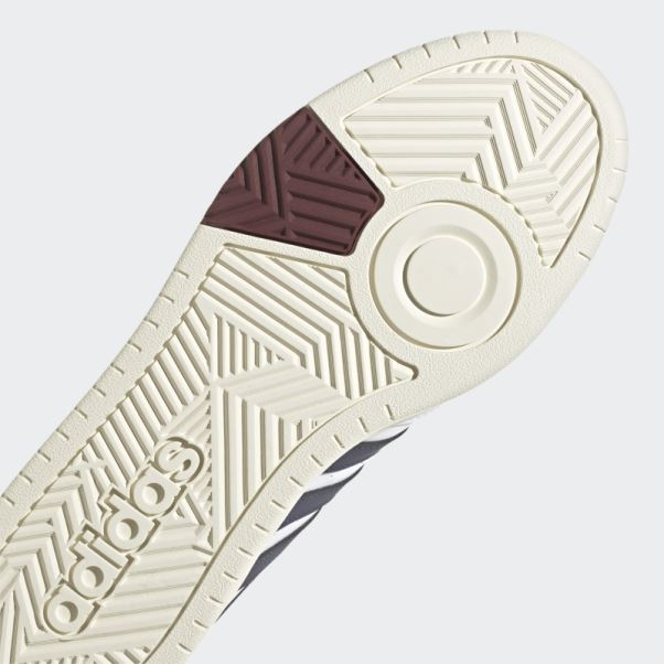 Hoops 3.0 Low Classique Vintage Chaussures Blanc Adidas