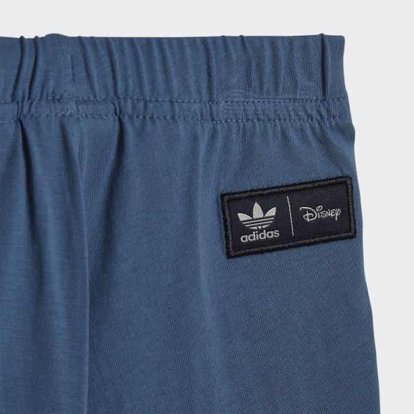 Ensemble Short Et T-shirt Blanc Disney Mickey Et Ses Amis Adidas