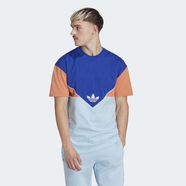 T-shirt Adidas Adicolor Season Archive Bleu