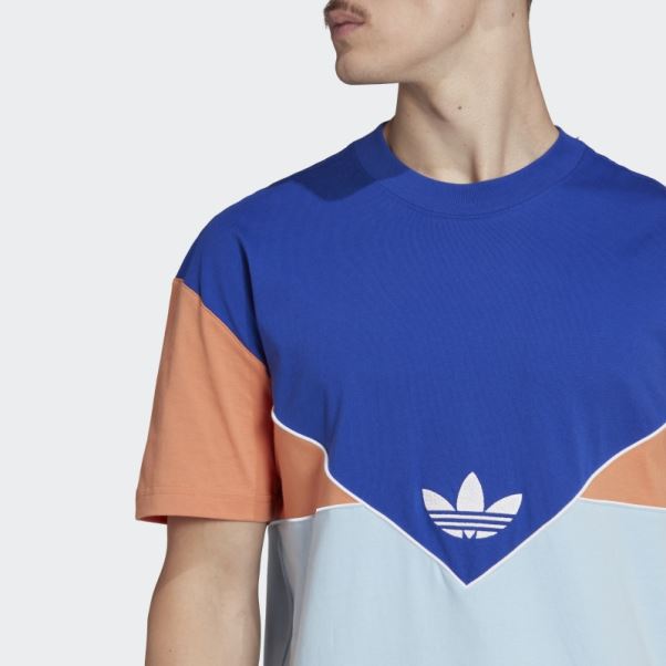 T-shirt Adidas Adicolor Season Archive Bleu