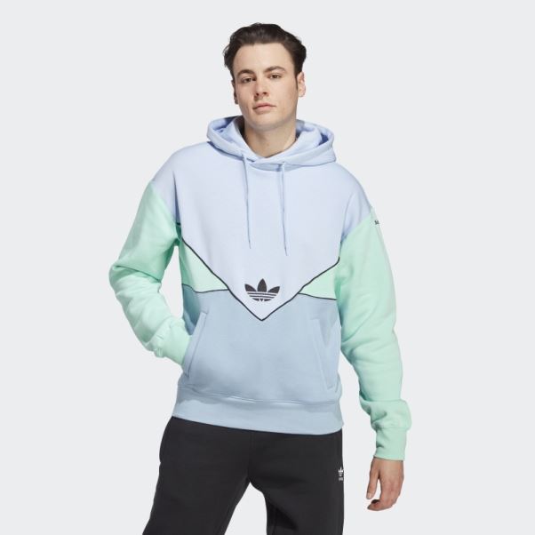 Sweat à Capuche Adidas Dawn Adicolor Seasonal Archive Bleu
