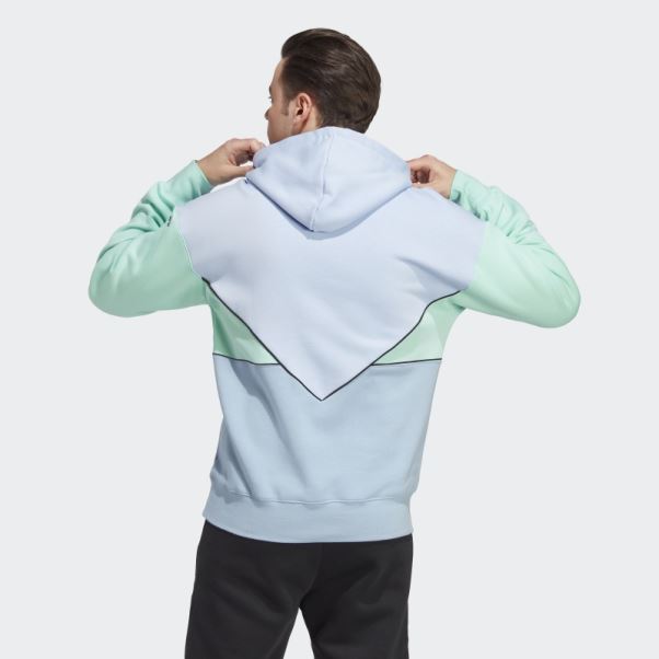 Sweat à Capuche Adidas Dawn Adicolor Seasonal Archive Bleu