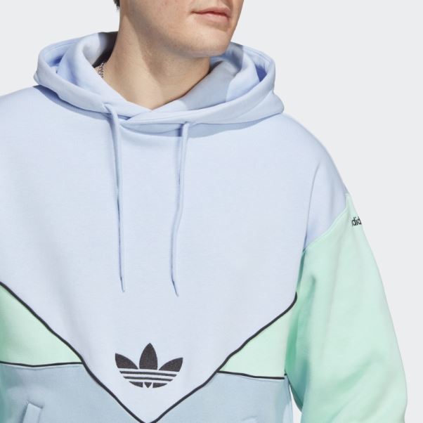 Sweat à Capuche Adidas Dawn Adicolor Seasonal Archive Bleu