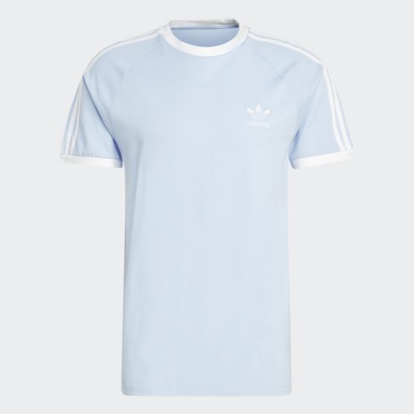 Adidas Adicolor Classics 3-stripes Tee Bleu Aube