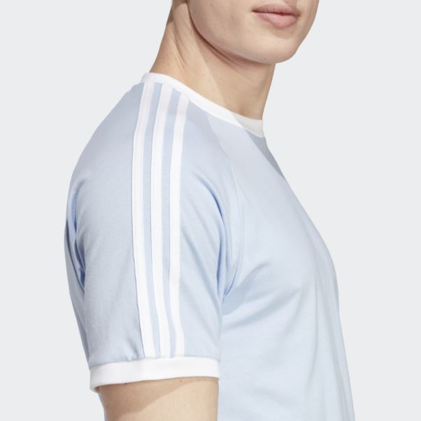 Adidas Adicolor Classics 3-stripes Tee Bleu Aube