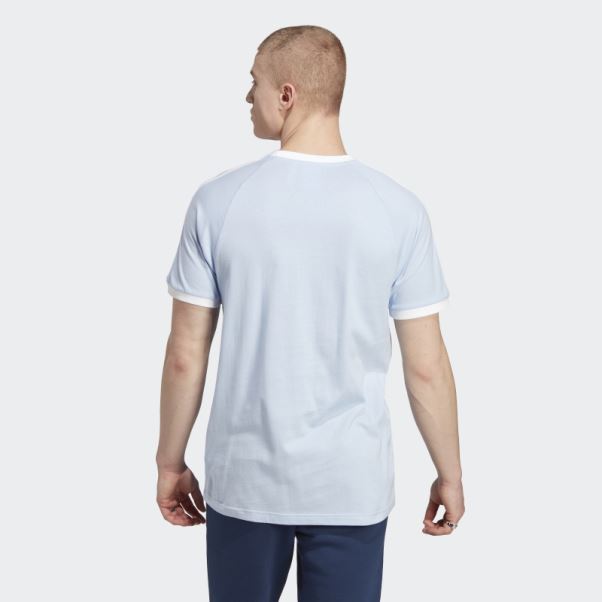 Adidas Adicolor Classics 3-stripes T-shirt Bleu Aube