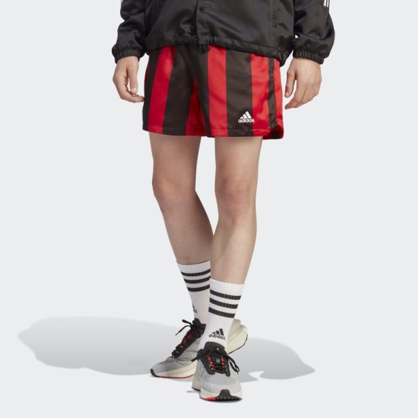 Short En Satin écarlate Adidas