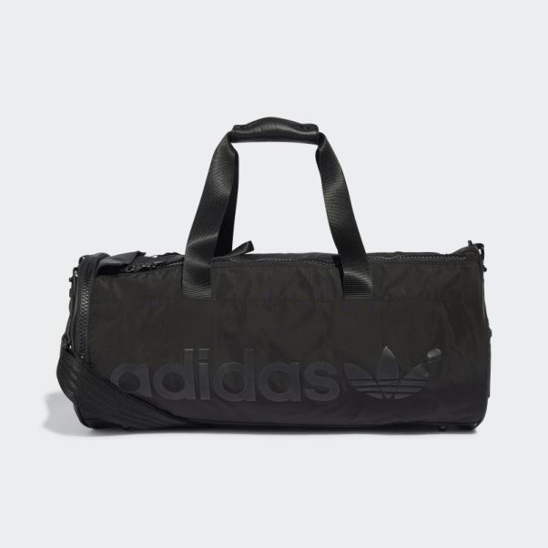 Sac Polochon Lux Version Bleu Noir Adidas