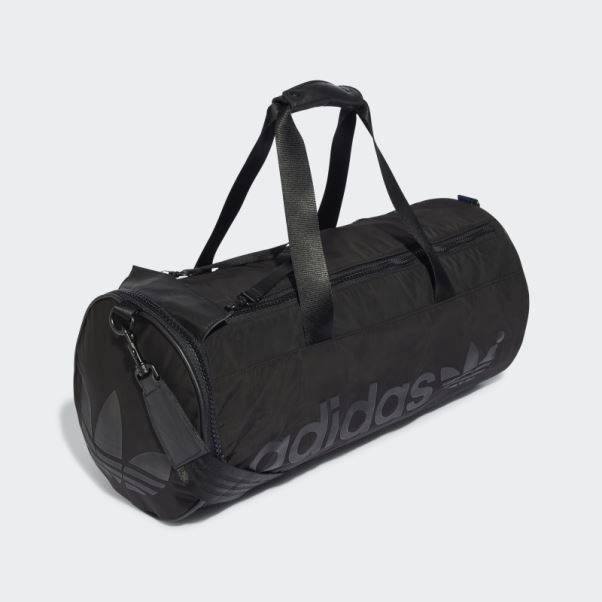 Sac Polochon Lux Version Bleu Noir Adidas