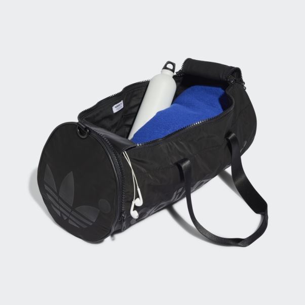 Sac Polochon Lux Version Bleu Noir Adidas