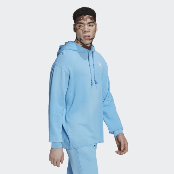Sweat à Capuche Essentials+ Dye Bleu Adidas